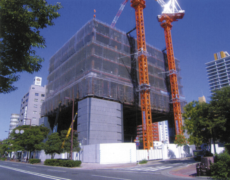 福岡銀行新本部ビル鉄骨工事
